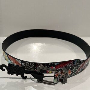 NWT Ed Hardy Classic Colorful Belt. Size 36